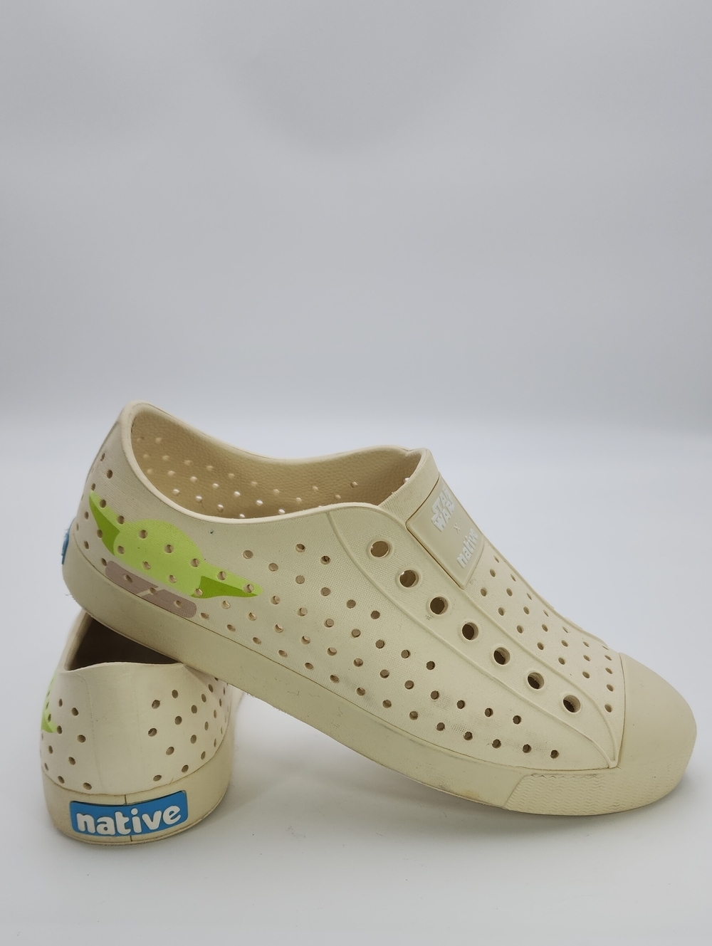 Native x Disney Jefferson Slip-On Water Shoes Star Wars Yoda M6/W8 - Picture 5 of 12